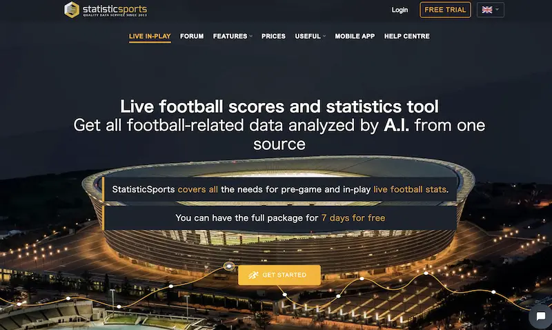 StatisticSports página inicial